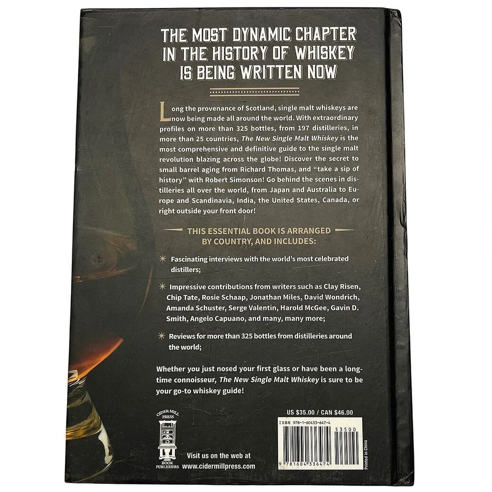 The New Single Malt Whiskey Definitive Guide Book 325 Bottles 624 Pages LIKE NEW